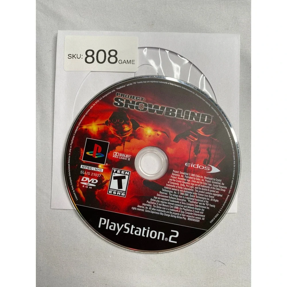 Project Snowblind Sony PlayStation 2